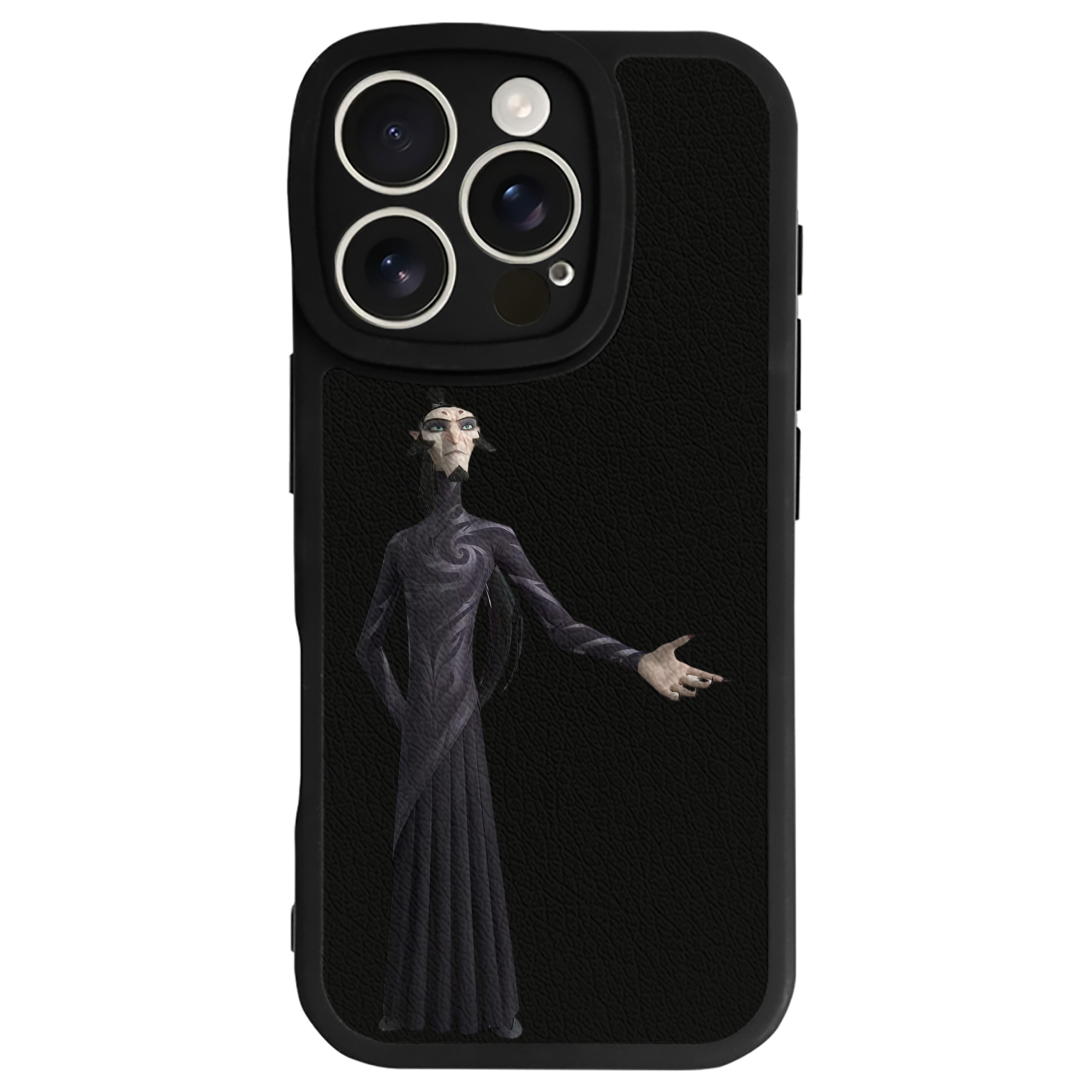 （画像用） Ne Zha 2 ナタ 魔童の大暴れ 【iPhone 16シリーズ対応】シリコンスマホケース（レザー調） 材質：シリコン